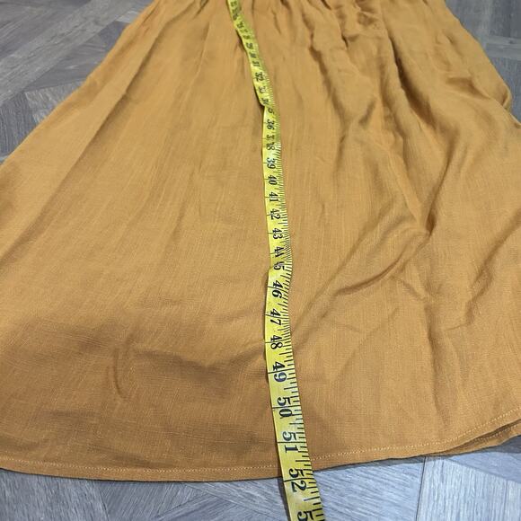 CHRISTY DAWN The Scarlet Midi Dress Marigold Petite Women's Size Medium - Picture 9 of 11